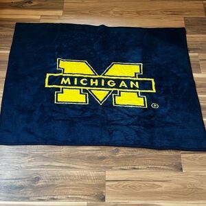 Vintage Biederlack University of Michigan Blanket